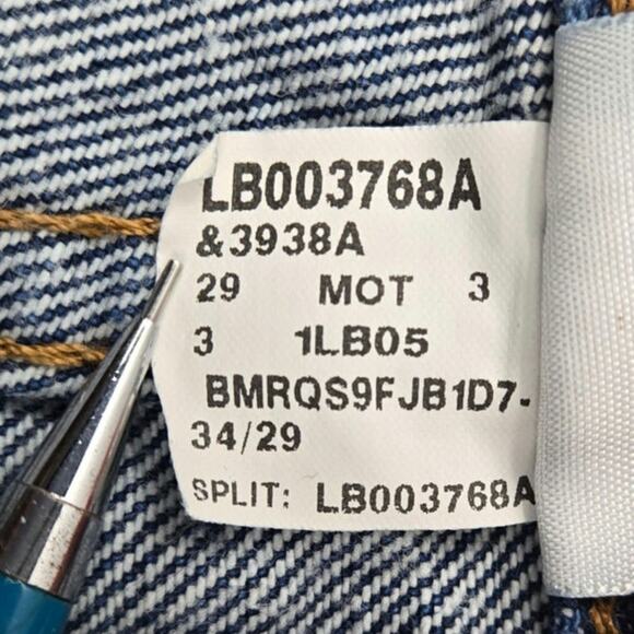 L.L. Bean Natural Fit Straight Jeans Men's 34x29 - Picture 7 of 13